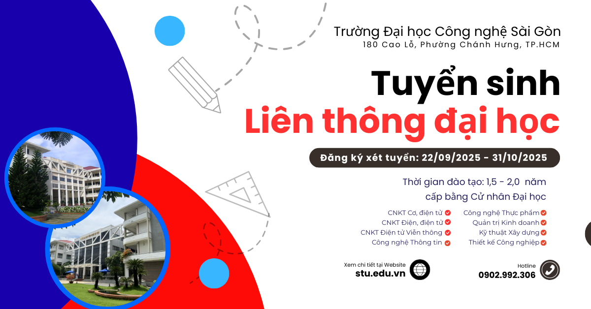 Tuyển sinh Liên thông đại học STU 2025